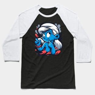 smurfette 4 Baseball T-Shirt